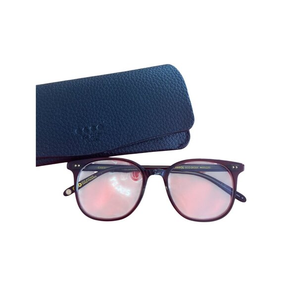 GARRETT LEIGHT Optical Carrol Black Glasses with Case - Picture 6 of 7